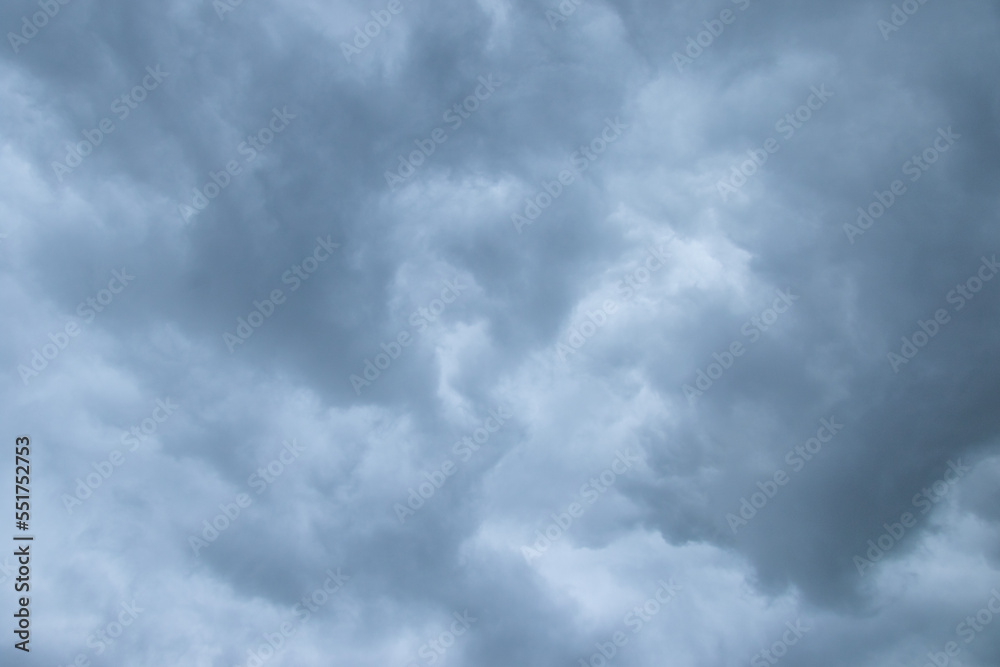 Summer 2022 storm clouds over Gauteng on the South African Highveld region