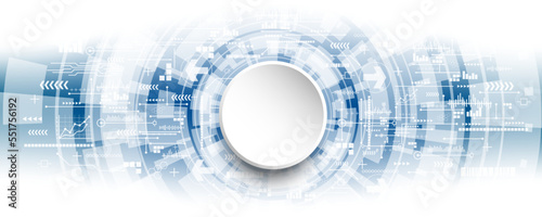 abstract background image technology concept and digital network