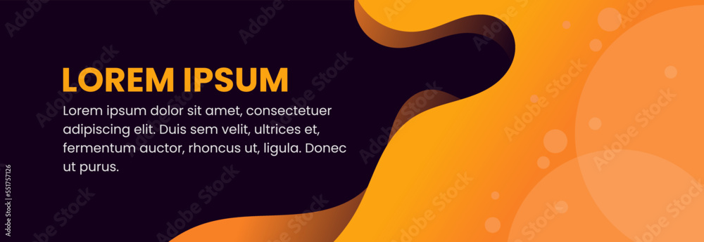 Naklejka premium gradient blob background template, with orange and purple colors, can be used for banners, wallpapers, flayers and website designs