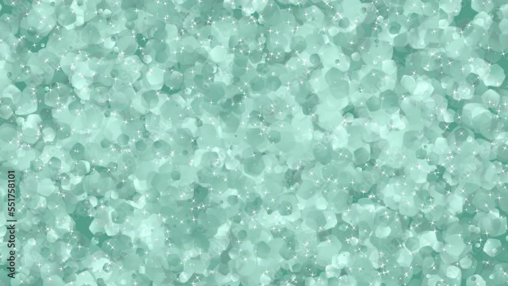 Blurred green water bubbles moving randomly Blurred green water bubbles moving randomly
