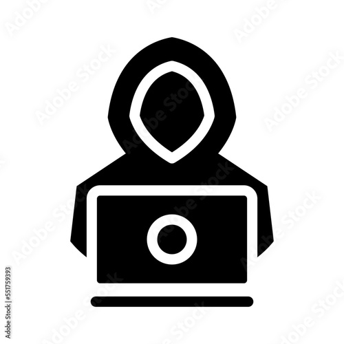 Hakcer icon or logo isolated sign symbol vector illustration - high quality black style vector icons