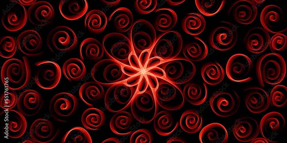 red and black background