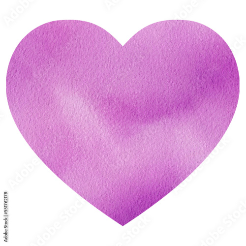 Heart Watercolor Shape