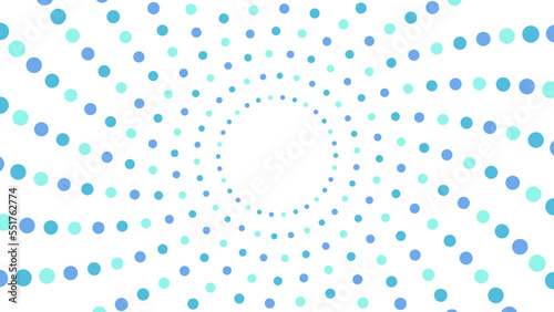 水玉の放射背景