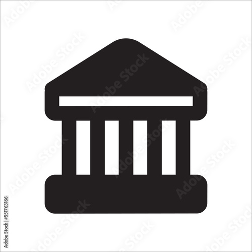 Bank Solid Icon