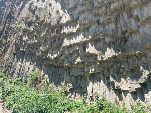 Symphony of stones in Garni in Armenia