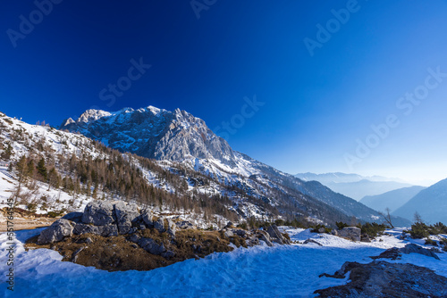 Winter landscape near Vrsic, Triglavski national park, Slovenia © Richard Semik