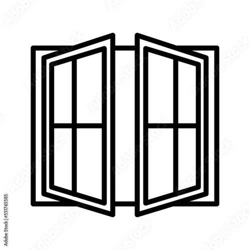 window icon vector design template in white background