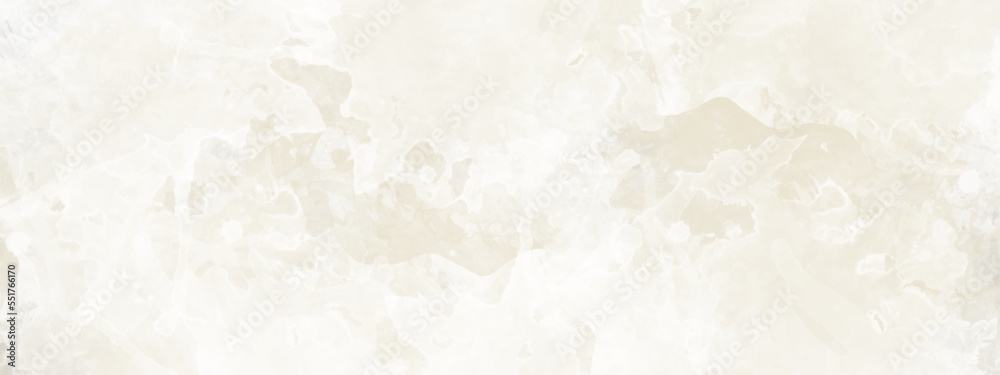 Naklejka premium Watercolor white and light gray texture, background. White watercolor background painting with cloudy distressed texture and marbled grunge background.