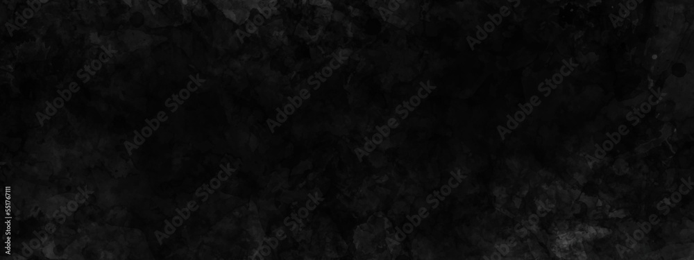 dark gray watercolor background, monochrome screen saver. Abstract black watercolor background. Black watercolor texture. Abstract watercolor hand painted background.