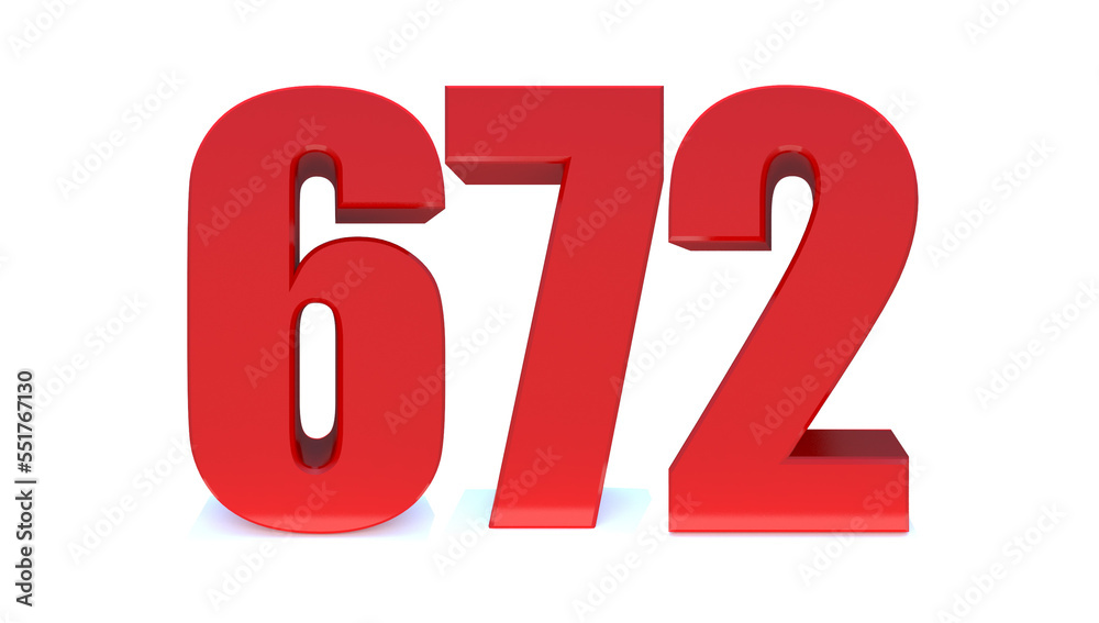 672 number 672 number