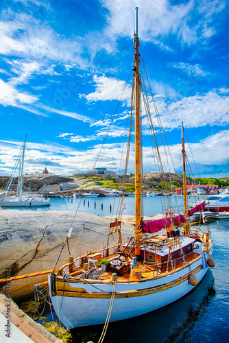 Canvas Print Hafen von Verdens Ende Oslo Fjord Norwegen
