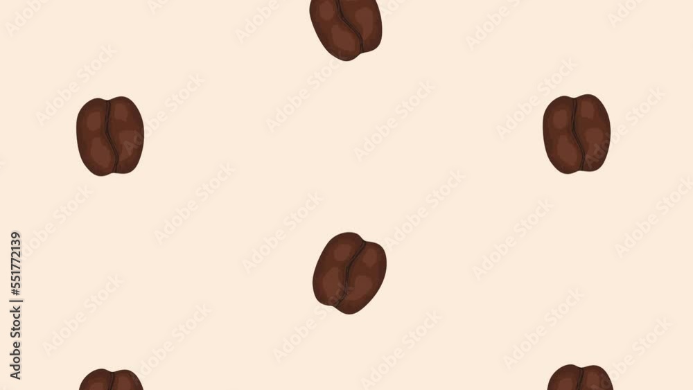 coffee toast grains pattern animation coffee toast grains pattern animation