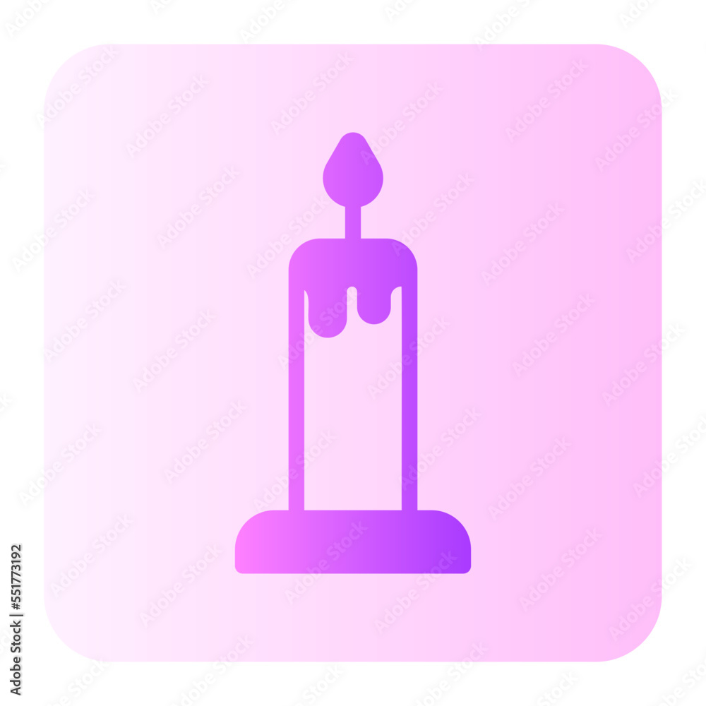 candle gradient icon candle gradient icon