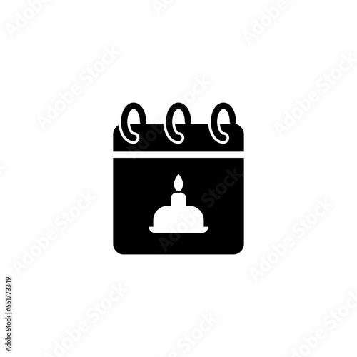 birth date icon vector design templates