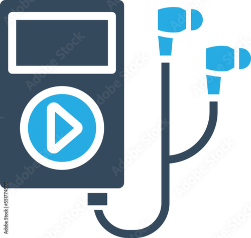 Audio Music Device Vector Icon
