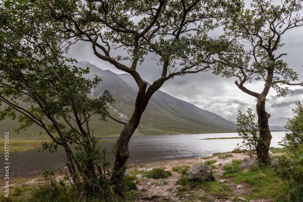 Glen Etive is a glen in the Highlands of Scotland. The River Etive rises on the peaks surrounding Rannoch Moor