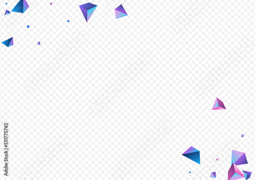 Rainbow Crystal Vector Transparent Background.
