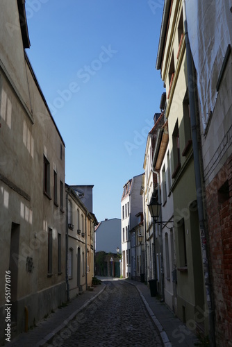 street in the old town of Wismar © Schneestarre