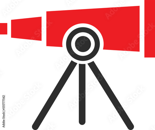 Telescope Vector Icon
