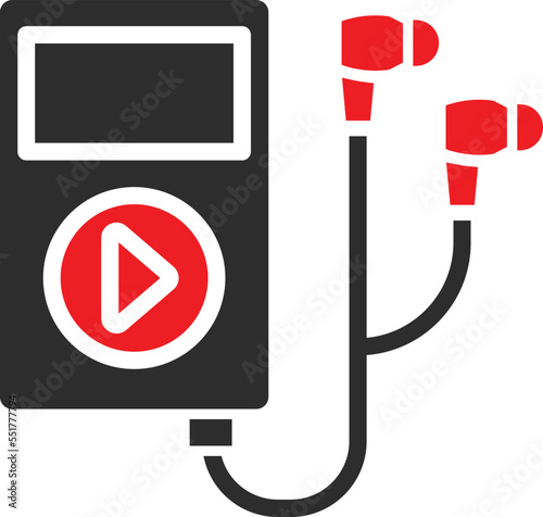 Audio Music Device Vector Icon
