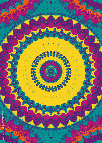 Colorful Mandala Poster - Geometric Wallpaper