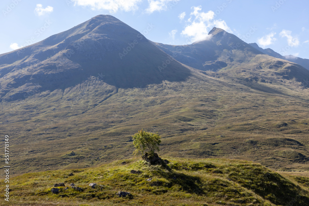 Highland scenery in Inverness, Glenmoriston, Scotland