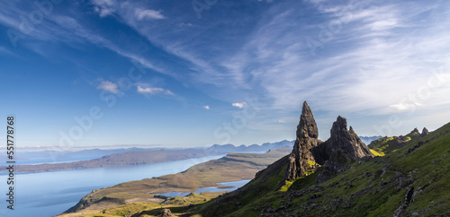 Old Man of Storr. The Storr  is a rocky hill on the Trotternish peninsula of the Isle of Skye in Scotland.