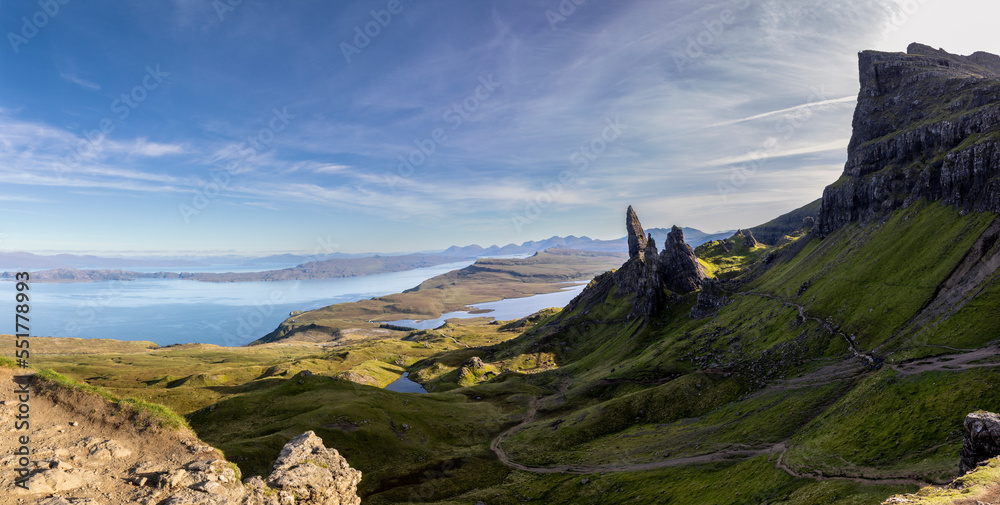 Old Man of Storr. The Storr is a rocky hill on the Trotternish peninsula of the Isle of Skye in Scotland.