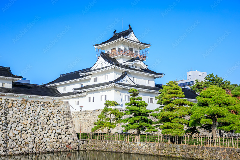 秋の富山城跡 富山県富山市 Toyama castle ruins in autumn. Toyama Prefecture, Toyama city. 秋の富山城跡 富山県富山市 Toyama castle ruins in autumn. Toyama Prefecture, Toyama city.