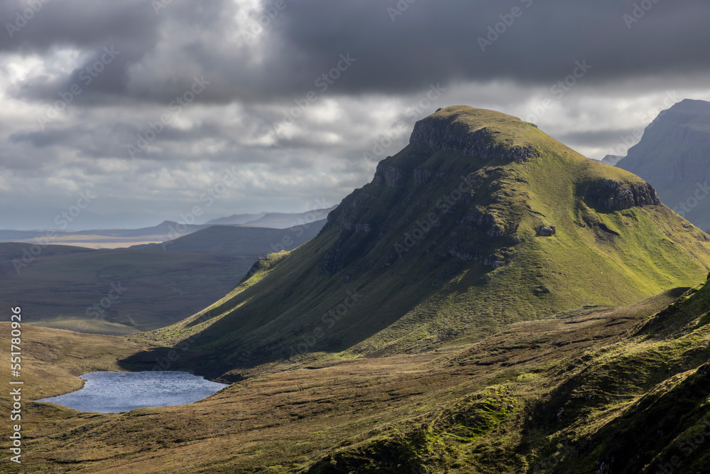Quiraing is a geological formation on the Scottish Isle of Skye and a hiker's paradise