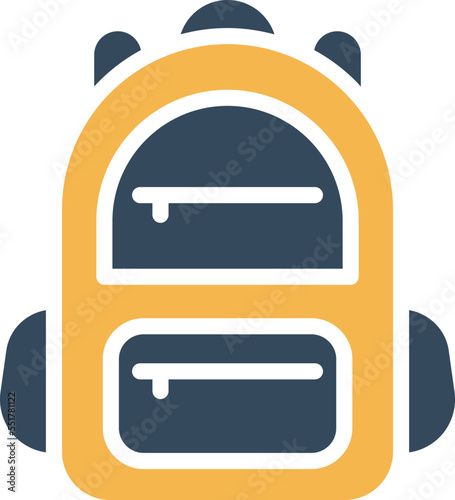 Study bag Vector Icon
