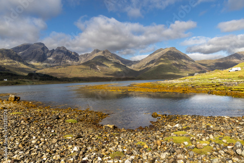Obraz na płótnie Torrin Pools near Broadford on the Isle of Skye, Scotland w salonie