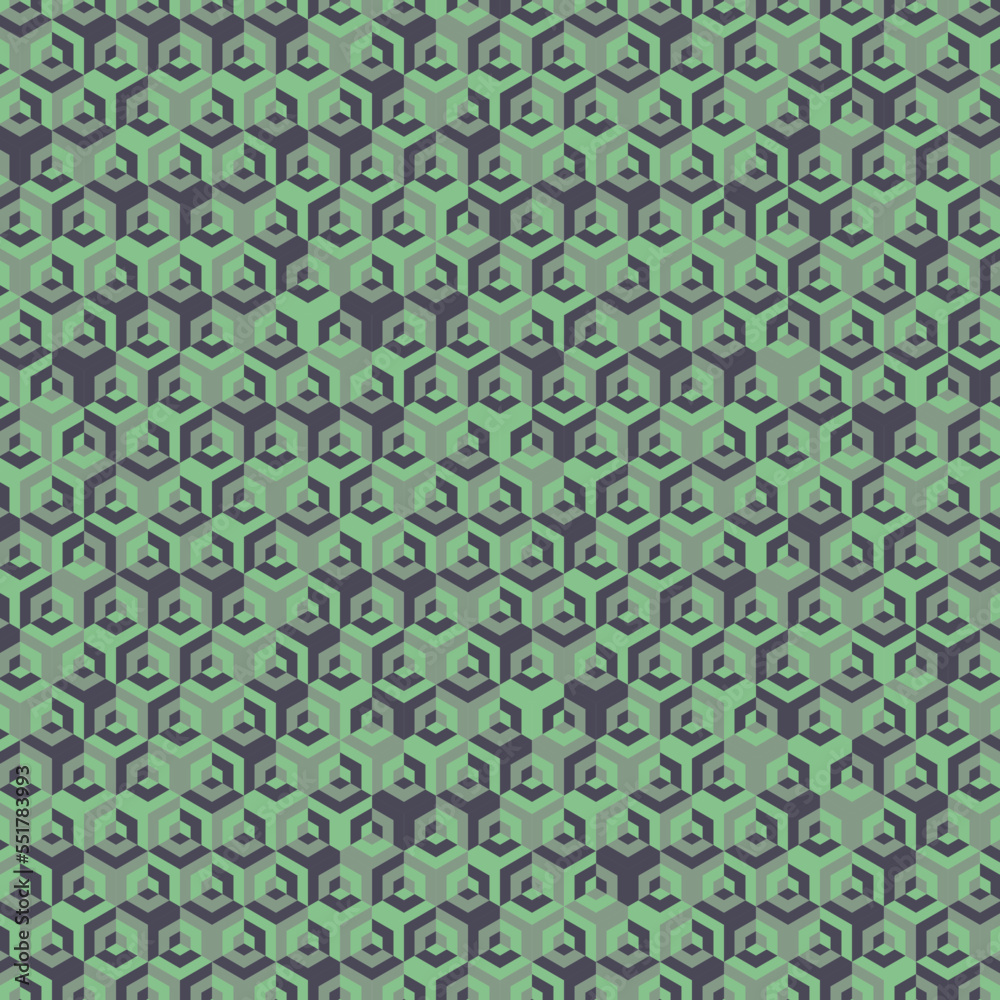 Hexagonal Maze pattern abstract illustration Hexagonal Maze pattern abstract illustration
