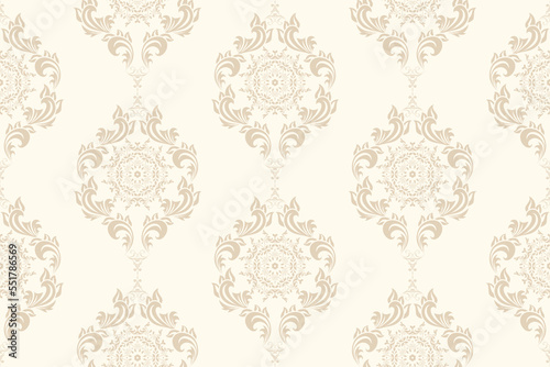 Seamless decorative wallpaper pattern