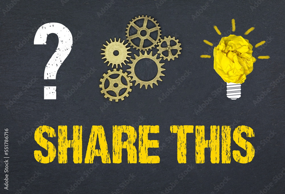 Obraz premium share this