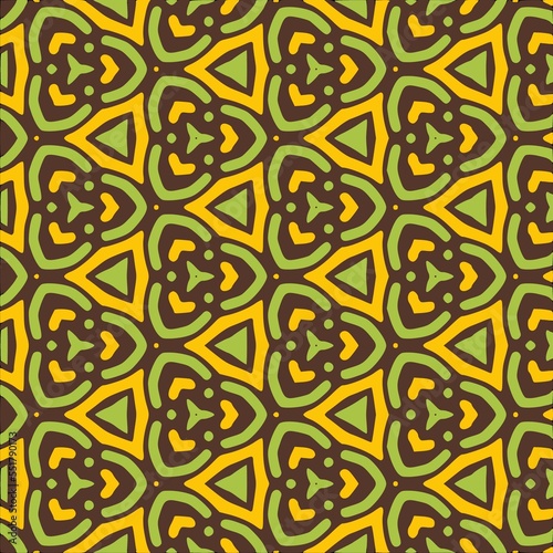 Ornamental pattern, background and wallpaper designs	