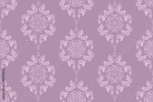 Seamless ornament on background. Floral ornament on background. Wallpaper pattern