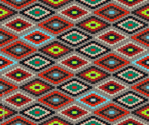 Textile pattern folk design Albania Balkan.