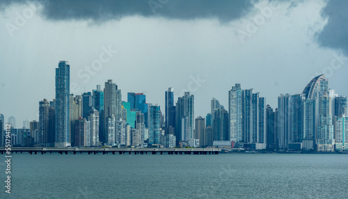 Heavy rain over Panama 