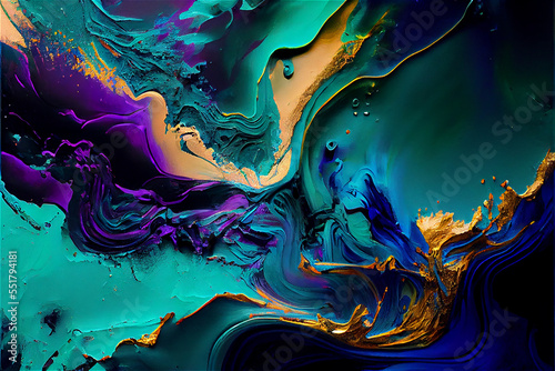 Acrylic paint background in...
