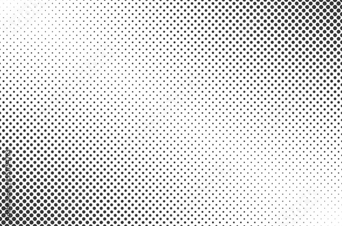 Halftone round dots set. Abstract halftone background.