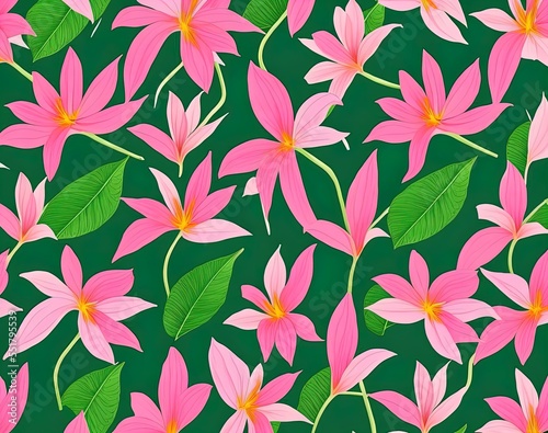  floral pattern with flowers