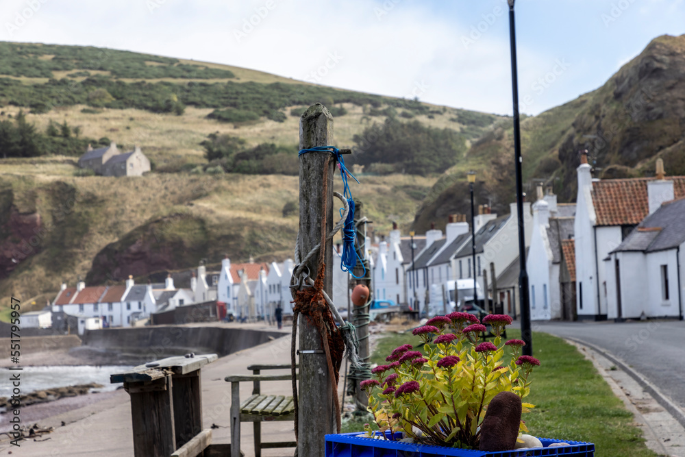 The Scottish fishing village of Pennan. It is in the Aberdeenshire Council Area about 15 km west of Fraserburgh