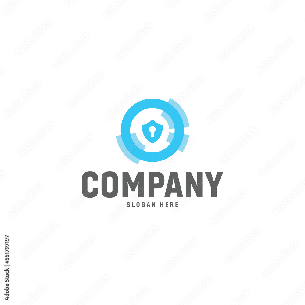 Cyber Security Logo is modern & minimalistic high quality logo for the digital company, cyber security company, etc.