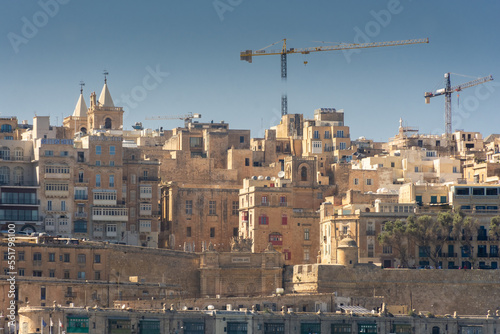 Beautiful view of Birgu old town in  Malta © Stefano Zaccaria