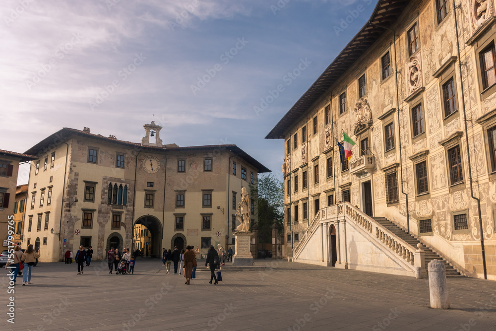 Pisa, Italy,  14 April 2022: Normale University of Pisa