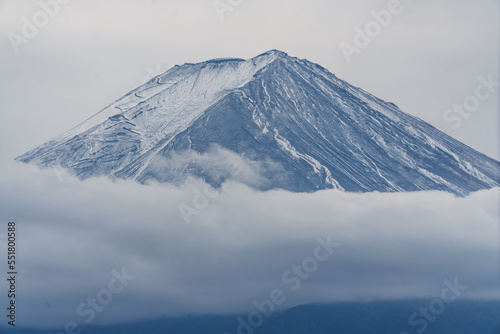 Mt. Fuji mountain with the cloudy © chatchai