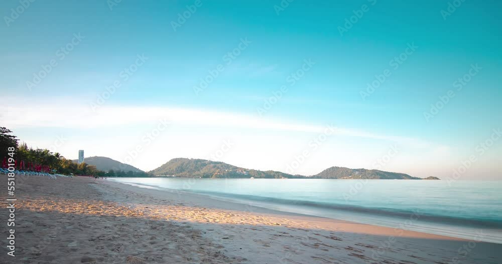 4K Time lapse of tropical sea beach landscape light of nature cloudscape sky and Clouds moving .Nature environment background 4K Time lapse of tropical sea beach landscape light of nature cloudscape sky and Clouds moving .Nature environment background
