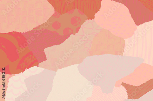 Abstract black strokes, Hand sketched Vector Pattern. Retro abstract pattern in geometric style. Abstract multicolored geometric pattern.	
